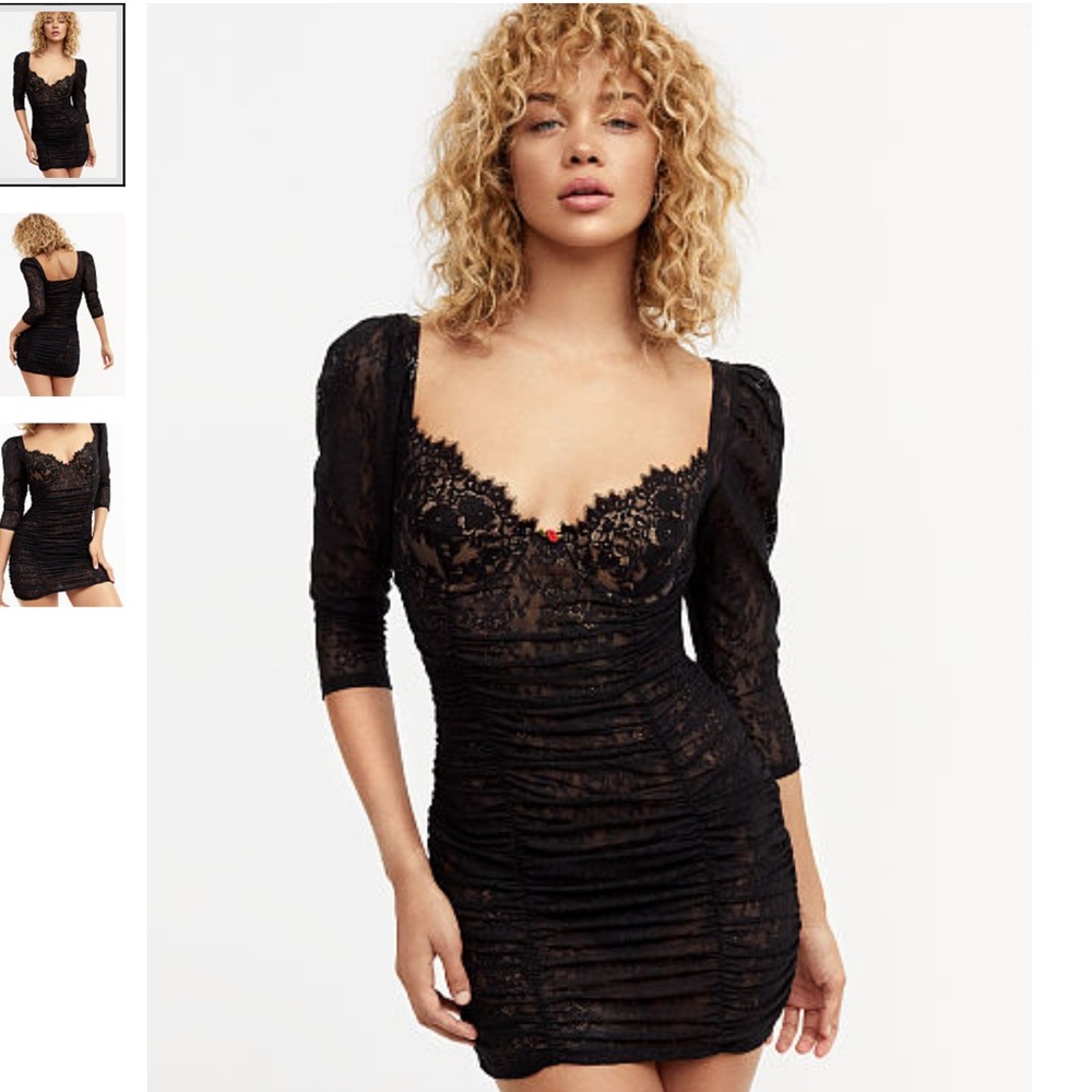 NWT For Love and Lemons Harlow Lace Dress